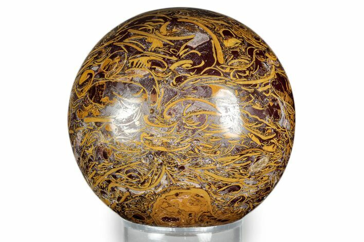 Polished Miriam Jasper Sphere - India #343038